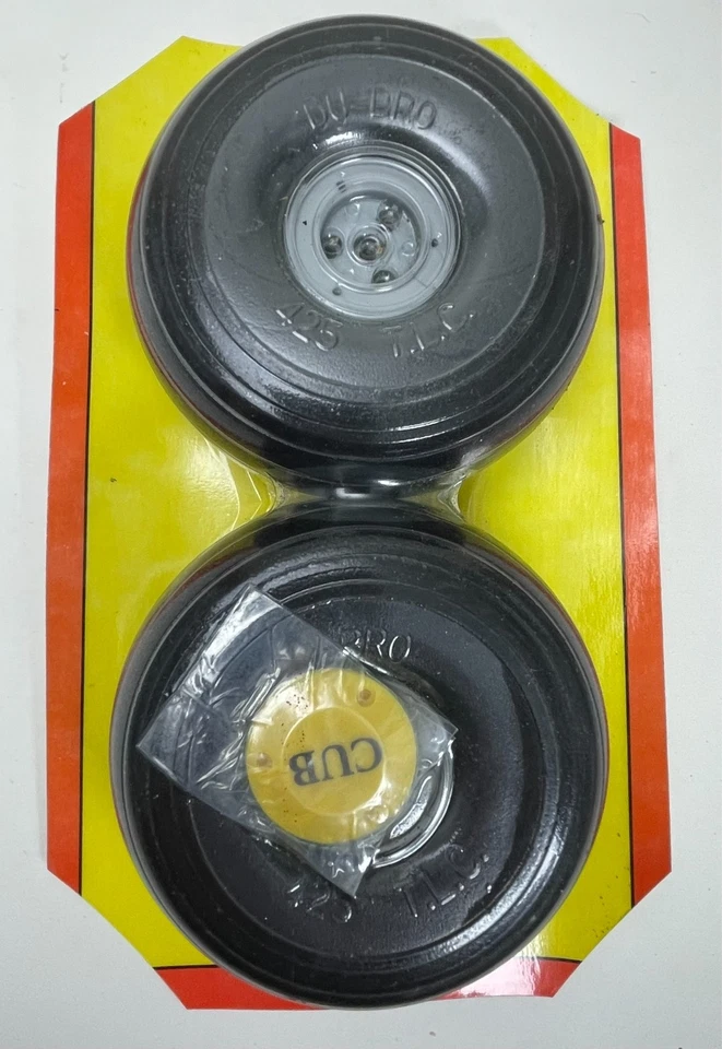 DU-BRO 425TLC RC Airplane 1/4 light weight 4.25" J-3 Cub Wheels - Image 3 of 3