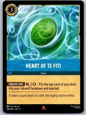 Heart of Te Fiti 168/204 Rare Fabled Lorcana Near Mint
