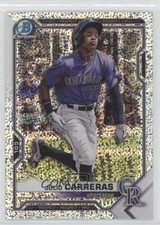 2021 Bowman Draft Chrome Sparkle Refractor Julio Carreras #BDC-30 0h1v