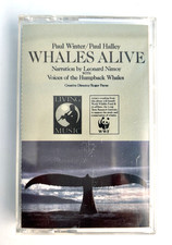 FREE SHIP Whales Alive cassette - Paul Winter, Paul Halley - Leonard Nimoy, narr