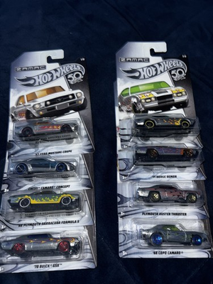 #ad #ad Hot Wheels 2018 50th Anniversary ZAMAC Flames Walmart Exclusive Set G24 $45.00