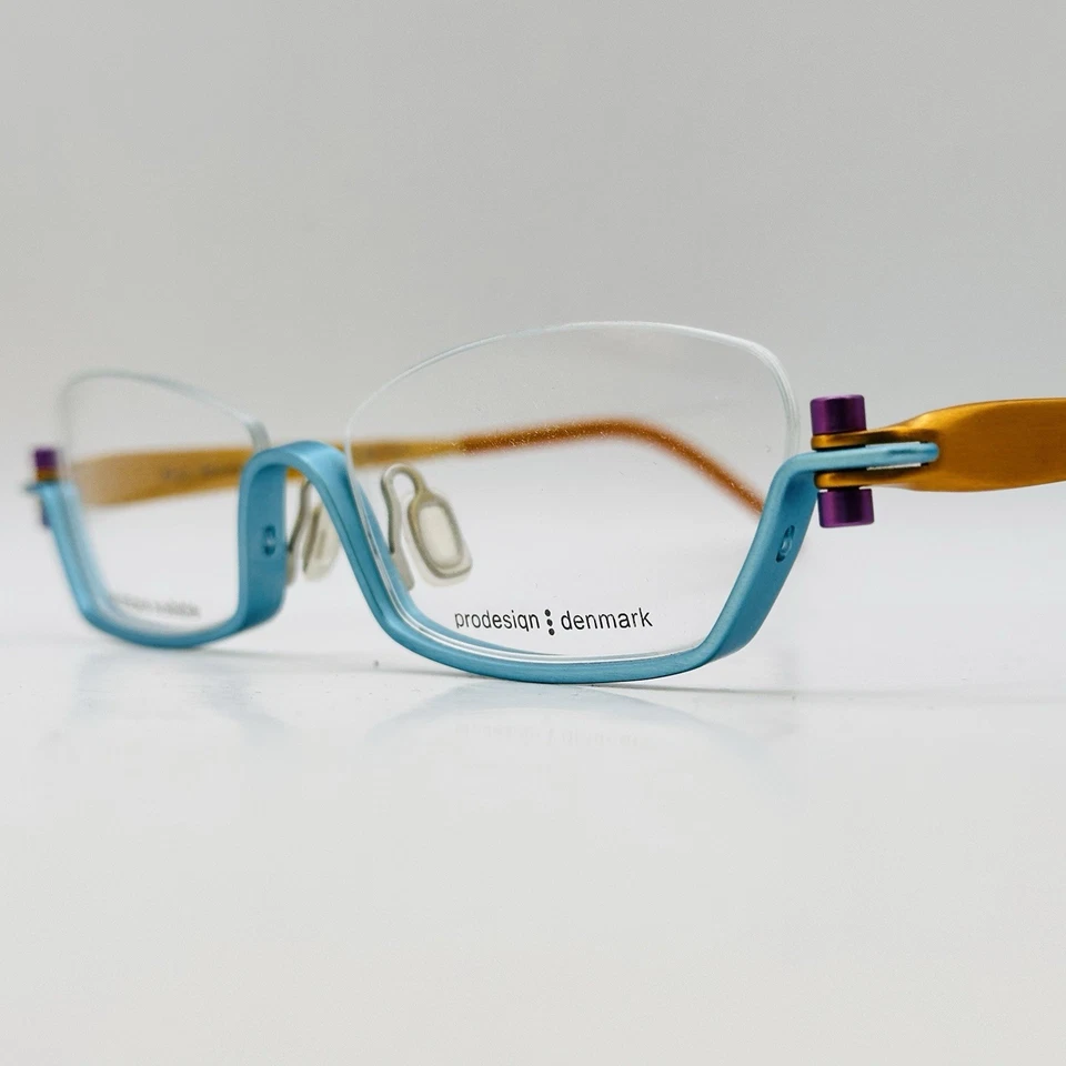 Gail Spence Prodesign Dinamarca Gafas Unisex Ovaladas Coloridas 9901 Aluminio Nuevas Foto 4 de 4