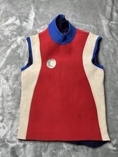 O'Neill Wetsuit Size Medium Neoprene Vintage Made In USA Blue Red