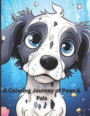 A Coloring Journey: Paws and Pals by Mike Anthony Paperback Book