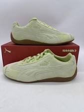 Puma Speedcat Cathari Men's Size 9.5 Green Gum Suede Athletic Shoes 406652 02