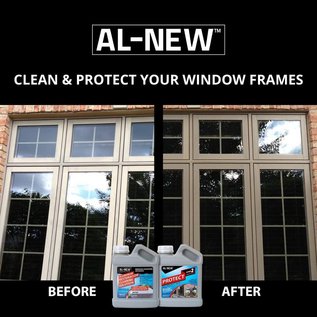 AL-NEW Aluminum Restoration Cleaning Solution Protect | Clean & Protect Patio Fu