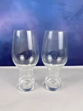 2 Exclusive Dogfish Head Crystal Spiegelau Nucleated Hop Base IPA Beer Glasses