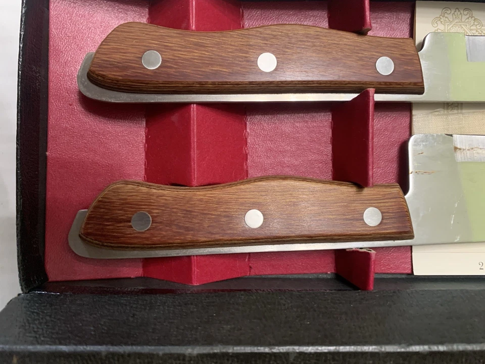 Maxam Precision Hollow Ground Fine Stainless Steel Carving Chef Knives Set - Image 4 of 4