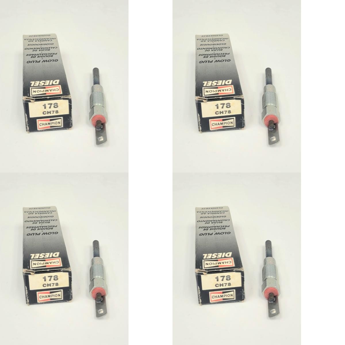 Herko CH78 Diesel Glow Plug Pack of 4 for Cadillac Chevrolet GMC 98 Blazer 78-04