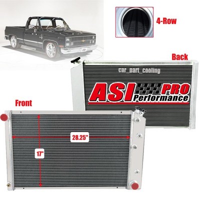 4 Rows Core Radiator Fit 1974-1985 Oldsmobile Delta, Pontiac 1972-1977 LeMans