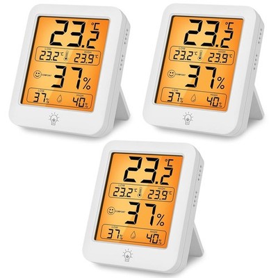 Digitales Thermometer und Hygrometer - Kompaktes Design für vielseitigen Einsatz