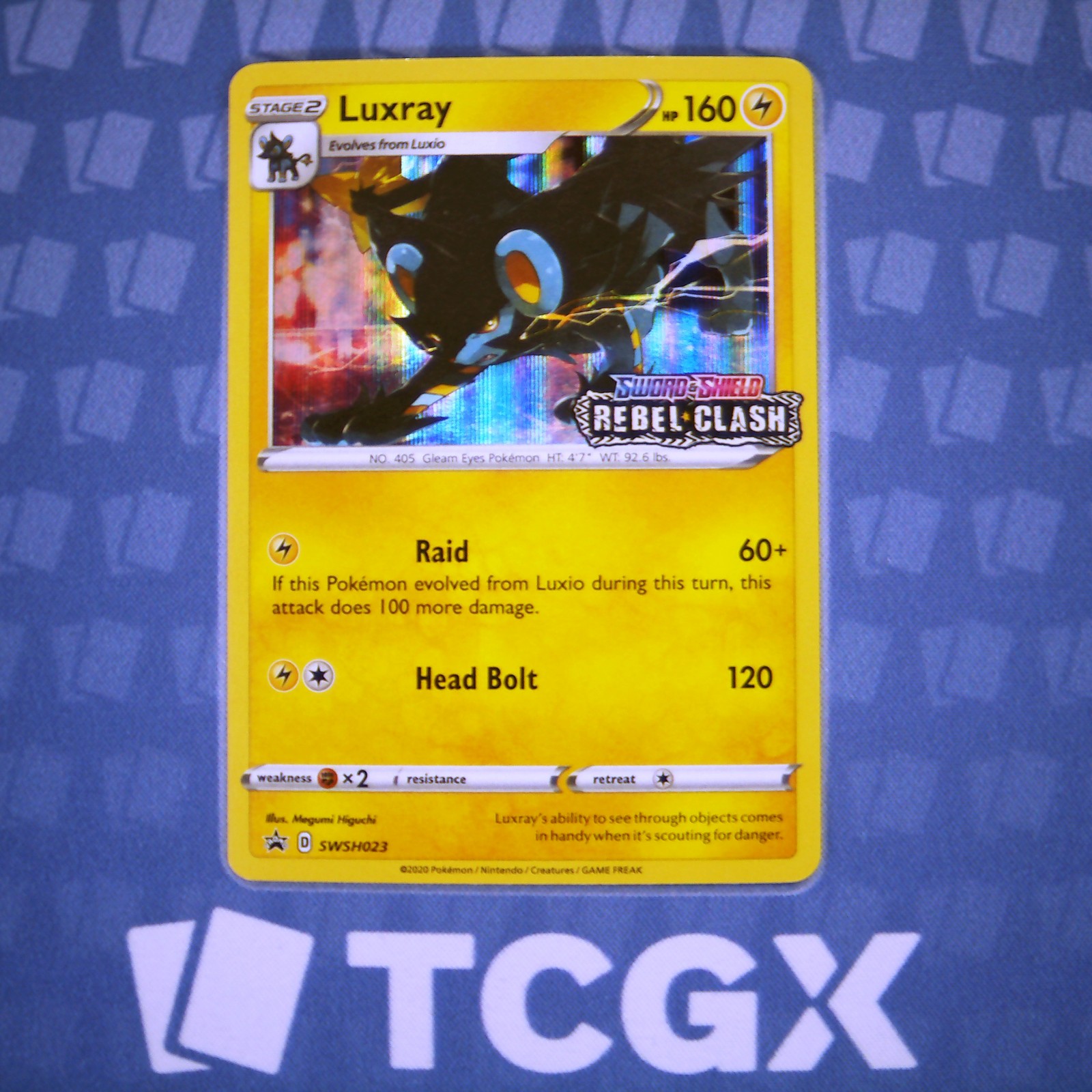 Pokemon - Luxray (Prerelease) - SWSH023 - SWSH: Sword & Shield Promo - H NM