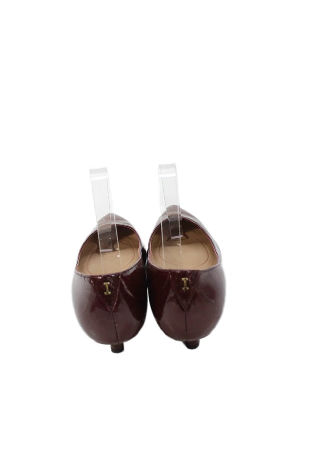 Isaac Mizrahi New York Mujer Charol Punta Gatito Tacones Rojo Talla 8 Foto 3 de 4