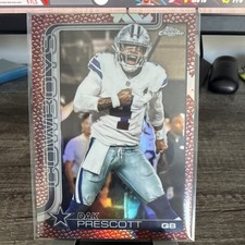 2025 Topps Chrome Dak Prescott #79 Dallas Cowboys Football Card