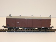 Herr Zeuke 4 achs. Güterwagen gedeckt GGw Epoche III H0m 1:87 DDR