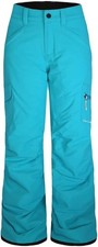 Boulder Gear Youth Girls Ravish Insulated Snow Pants Size L LARGE AQUA BLUE BIRD
