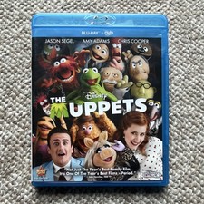 Disney The Muppets Blu-ray/DVD Combo Pack Jason Segel Amy Adams Widescreen