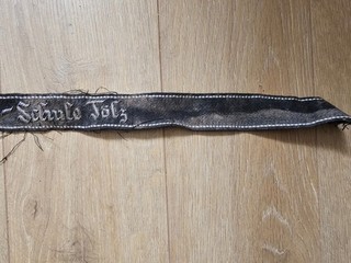 Rare XX Elite Allgemeine Schule Bad Tölz officier cuff title 100% original ww2