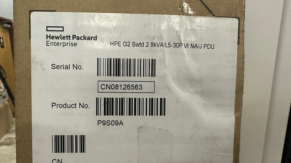 HPE 2.8kVA Switched L5-30P Input 18x 5-20P 24A 100-120v USA Canada Japan PDU G2 - Image 4 of 4