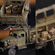 1/35 Scale WwII Vehicle Mounted War Material Wrapping Equipment Resin Model Kit 
