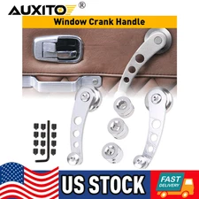 Universal Aluminum Manual Billet Car Window Crank Handle Winder Truck Pickup