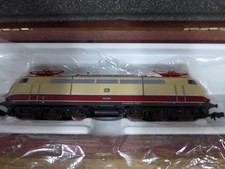 TRIX Minitrix Elektrolokomotive BR 103/E 03 Spur N 12434 in Holzschatulle