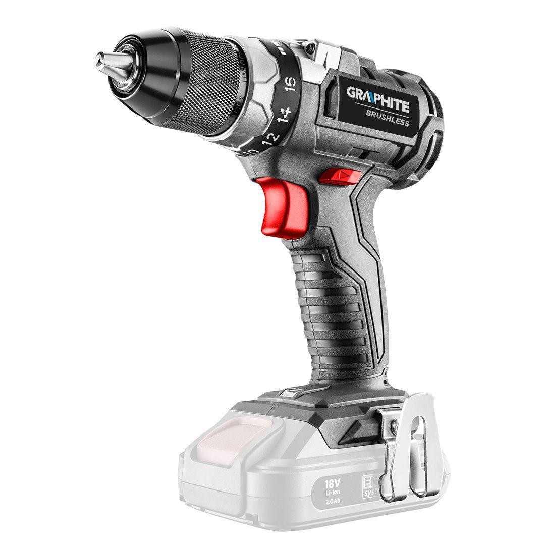 Trapano avvitatore a batteria Energy+ 18V Li-Ion motore brushless Graphite 58G01