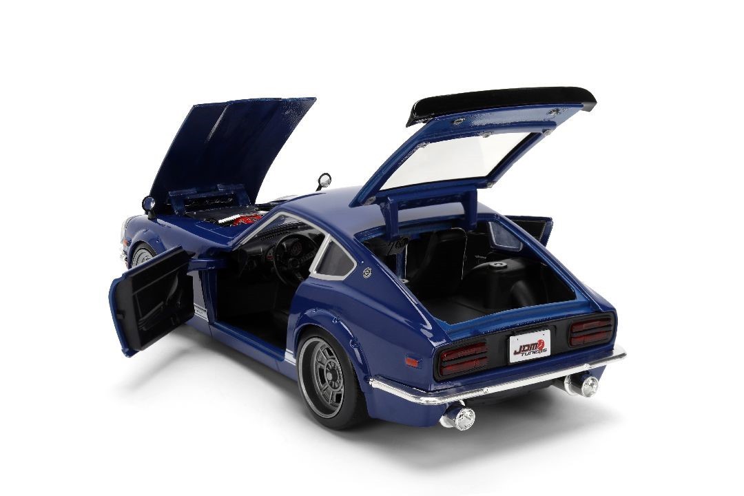 Jada 1:24 JDM Tuners 1972 Datsun 240Z Blue Diecast Model Car 37020