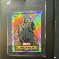 2024 Topps Chrome Marvel Dr. Doom  Spiderweb Refractor #/399