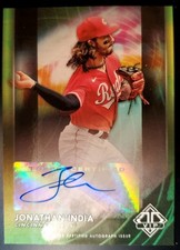 2022 Topps Transcendent Collection Jonathan India VIP autograph 20/20