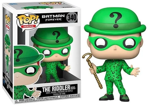 Funko Pop The Riddler Batman Forever #340 in Pop Protector