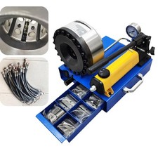 Hydraulic Rubber Hose Clamping Machine Oil Pipe Crimping Machine 10 Sets of Dies