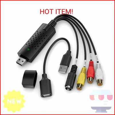 Capture Card, USB Video Capture Card Device, Audio Video Converter Grabber for R