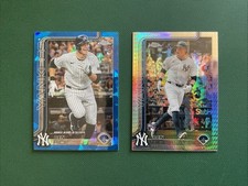 2025 Topps chrome Ben Rice blue sapphire and prism rookie cards