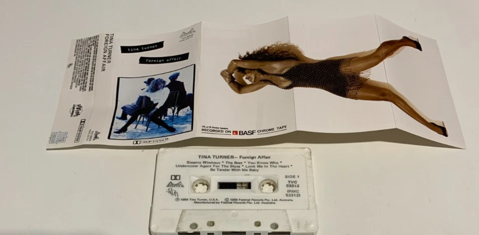 TINA TURNER Foreign Affair Cassette Tape Very Good+ Condition - Image 2 of 2