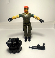 Hasbro G.I. Joe Night Force Outback w/Backpack, Gun and Broken Crotch