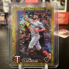 2025 Topps Update Series KODY CLEMENS US208 Gold Shimmer Foil SP 20/50 Twins