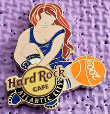 Limited Edition Hard Rock Cafe HRC Atlantic City sexy basketball player girl pin