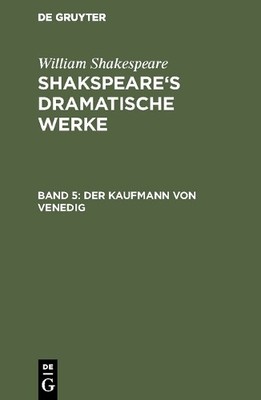 William Shakespeare Der Kaufmann von Venedig (Hardback)