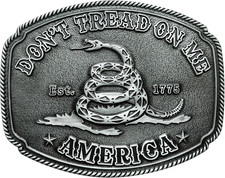 Western Belt Buckles for Men Cowboy Belt Buckle American Patriotic Belt Buckles