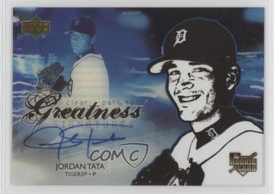 2006 Future Stars Clear Path to Greatness Signatures Jordan Tata #92 Auto 1a7j