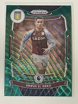 2021/22 Panini Prizm Premier League Green Wave Anwar El Ghazi Aston Villa 128