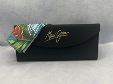 Maui Jim - LARGE Folding Matte Black Case Cleaning Cloth - NEW