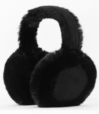 Winter Ear Muffs Women Adjustable Fuzzy Earmuffs Faux Fur Ear Warmers Foldable E