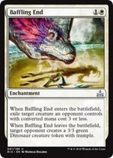 Baffling End Light Play, English Magic the Gathering MTG Rivals of Ixalan