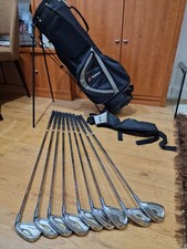 St.andrews golf clubs Set 3 -9 Sw, Pw 9 Clubs With St Andrews Golf Bag , RH .