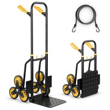 Stair Climbing Hand Truck Heavy-Duty 350 lbs Capacity Dolly for Moving Warehouse