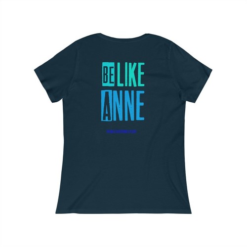 "Be Like Anne" Women's Relaxed Jersey Short Sleeve Scoop Neck Tee - Picture 15 of 19