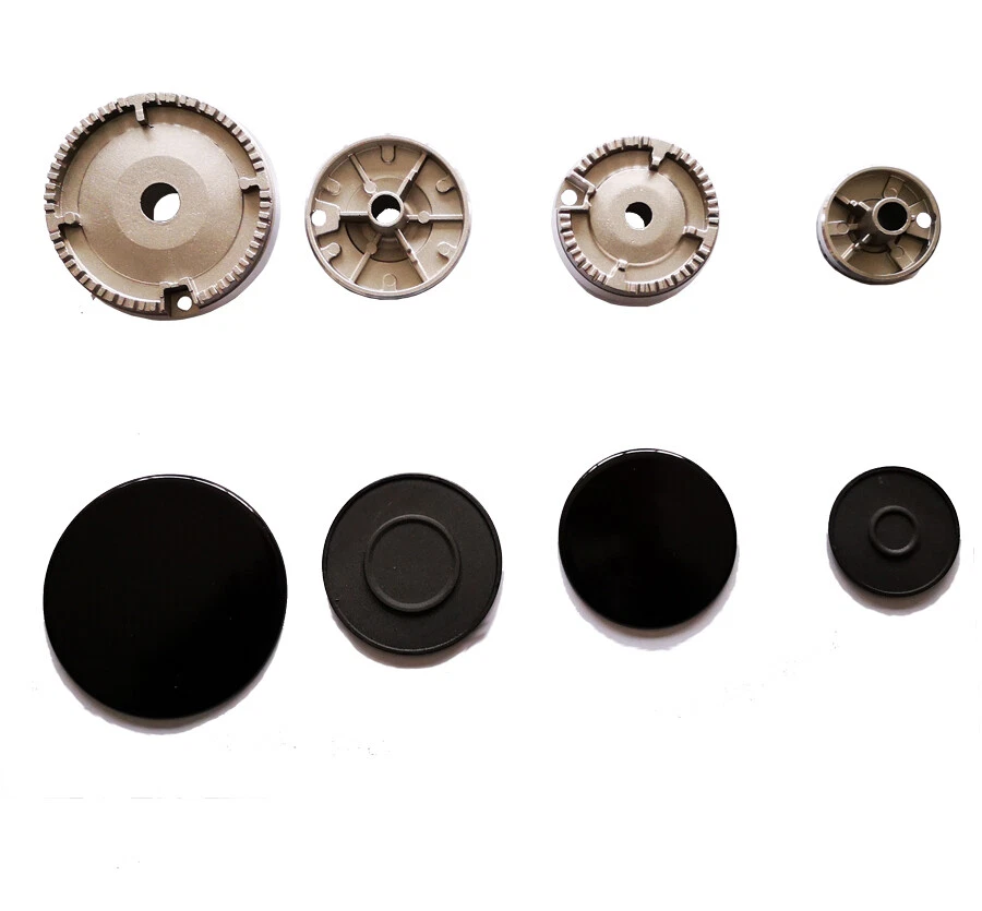 FRANCO BRASINI ARISTON INDESIT PH640MS PF750A PIATTELLI LUCIDO E BRUCIATORI 2 MEDI CUCINE 4pz