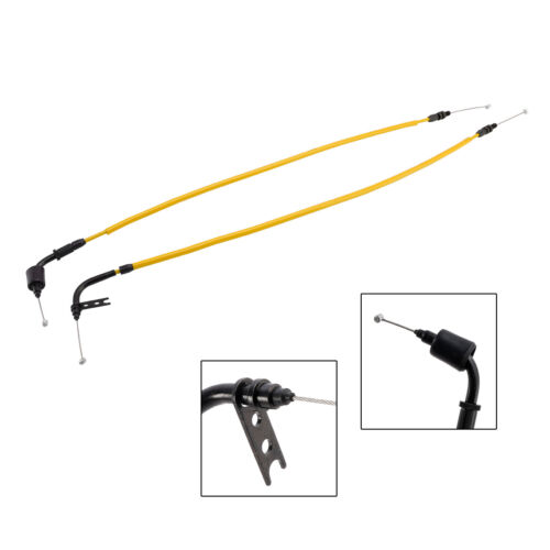 Throttle Cable Wire for Suzuki GSXR1000 2009-2016 Yellow T3